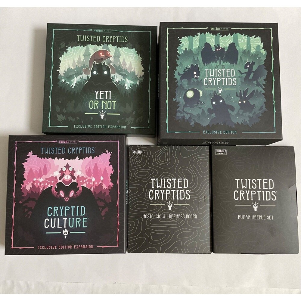 Twisted Cryptids Exclusive KS Edition/Yeti or Not/Cryptid Culture Boxes Only